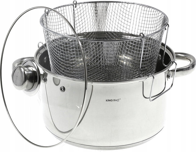 Traditionele frituurpan - diep - 5.5 liter