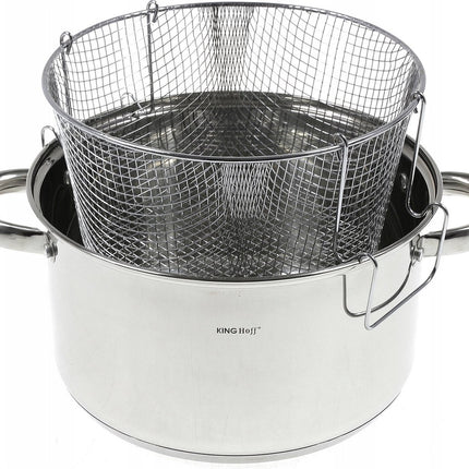 Traditionele frituurpan - diep - 5.5 liter