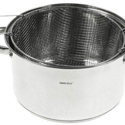 Traditionele frituurpan - diep - 5.5 liter