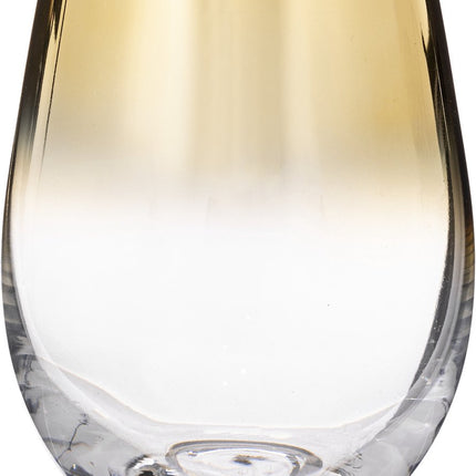 Set van 6x stuks tumbler glazen gouden rand Arya 540 ml van glas