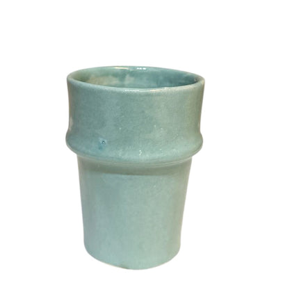 Marokkaanse Bekers – Gekleurd Aardewerk – Handgemaakt – Ø7 cm x 9.5 cm