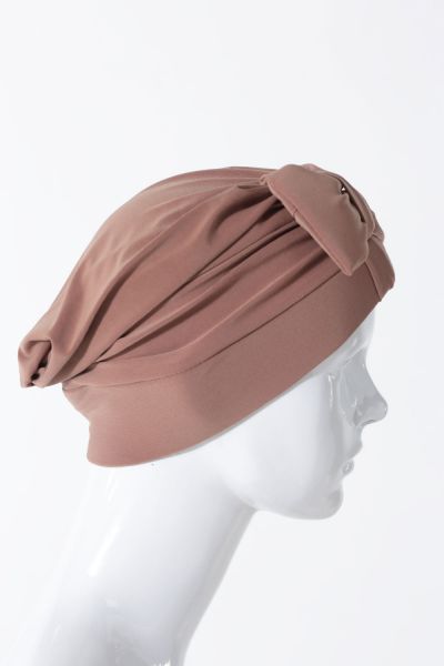 Turban en mousseline douce stretch