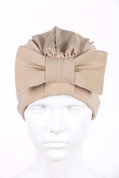 Turban en mousseline douce stretch