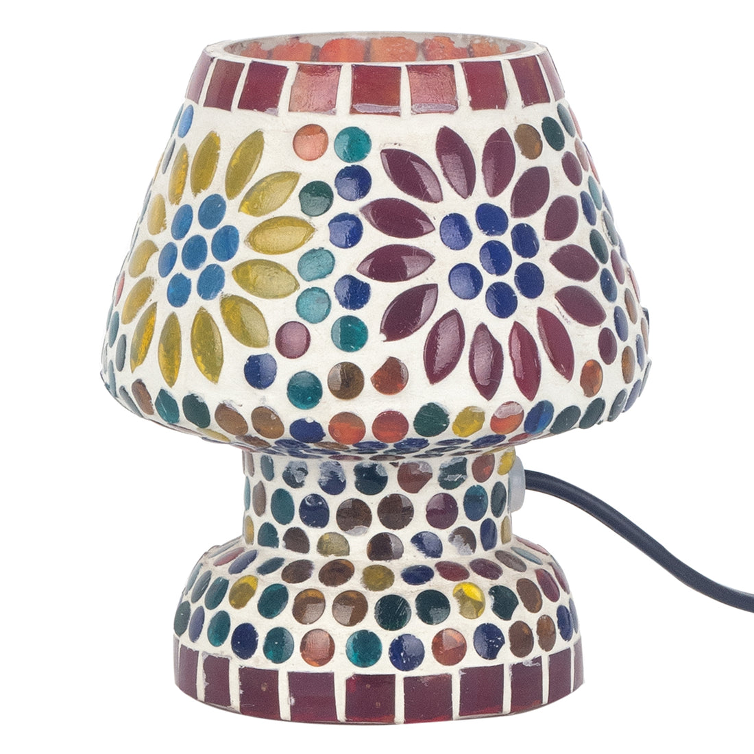 Lampe de table turque marocaine en mosaïque, en forme de champignon
