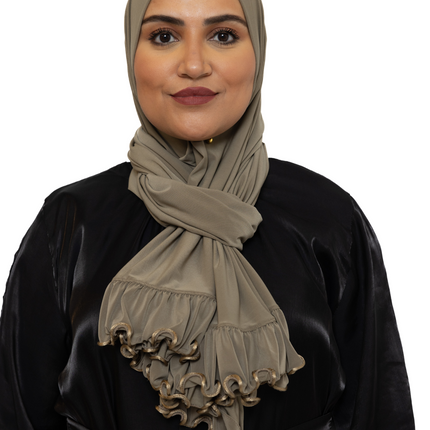 Ruffle Premium Jersey Sjaal