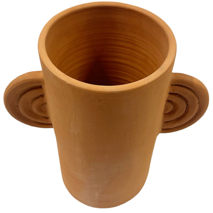 Marokkaanse Terracotta vaas oor naturel