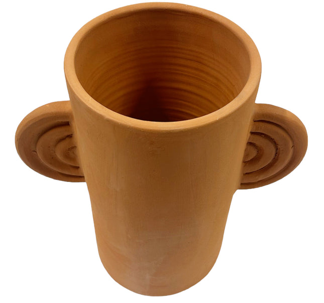 Marokkaanse Terracotta vaas oor naturel