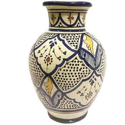 Marokkaanse vaas blauw-wit