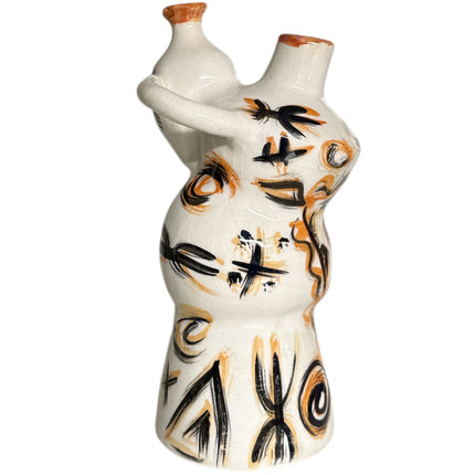 Marokkaanse Vaas/Fles met Amazigh Symbolen