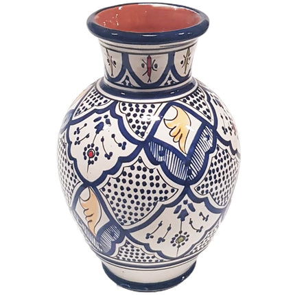 Marokkaanse vaas blauw-wit