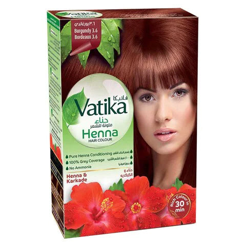 Vatika Henna Hair Color burgundy