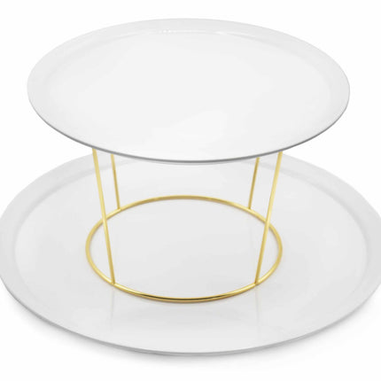 Set Verhoger en Melamine borden zwart