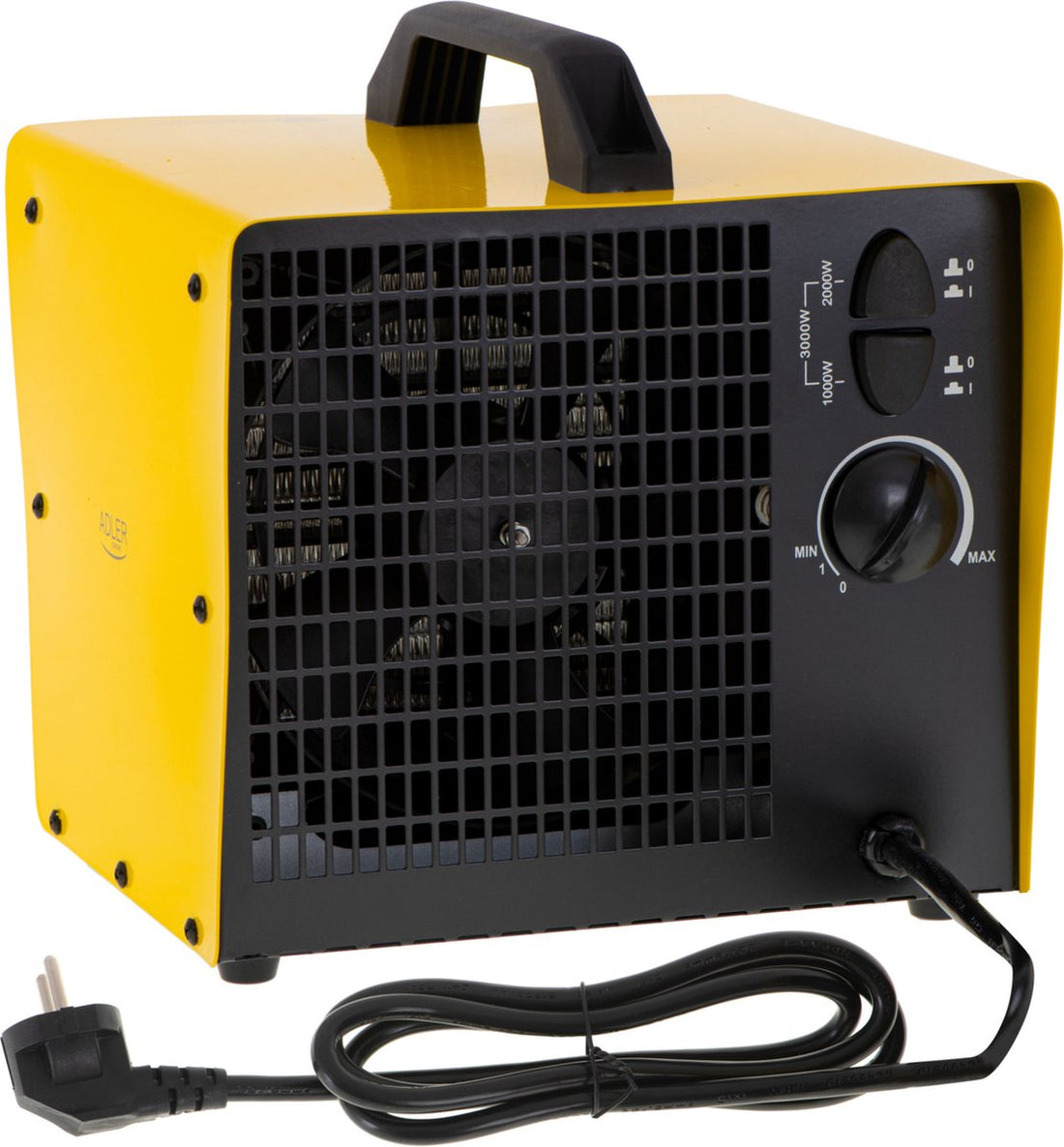 Alder - Electric heater Three heating power levels: 1000W, 2000W, 3000W | Ceramic heating element Fan heater