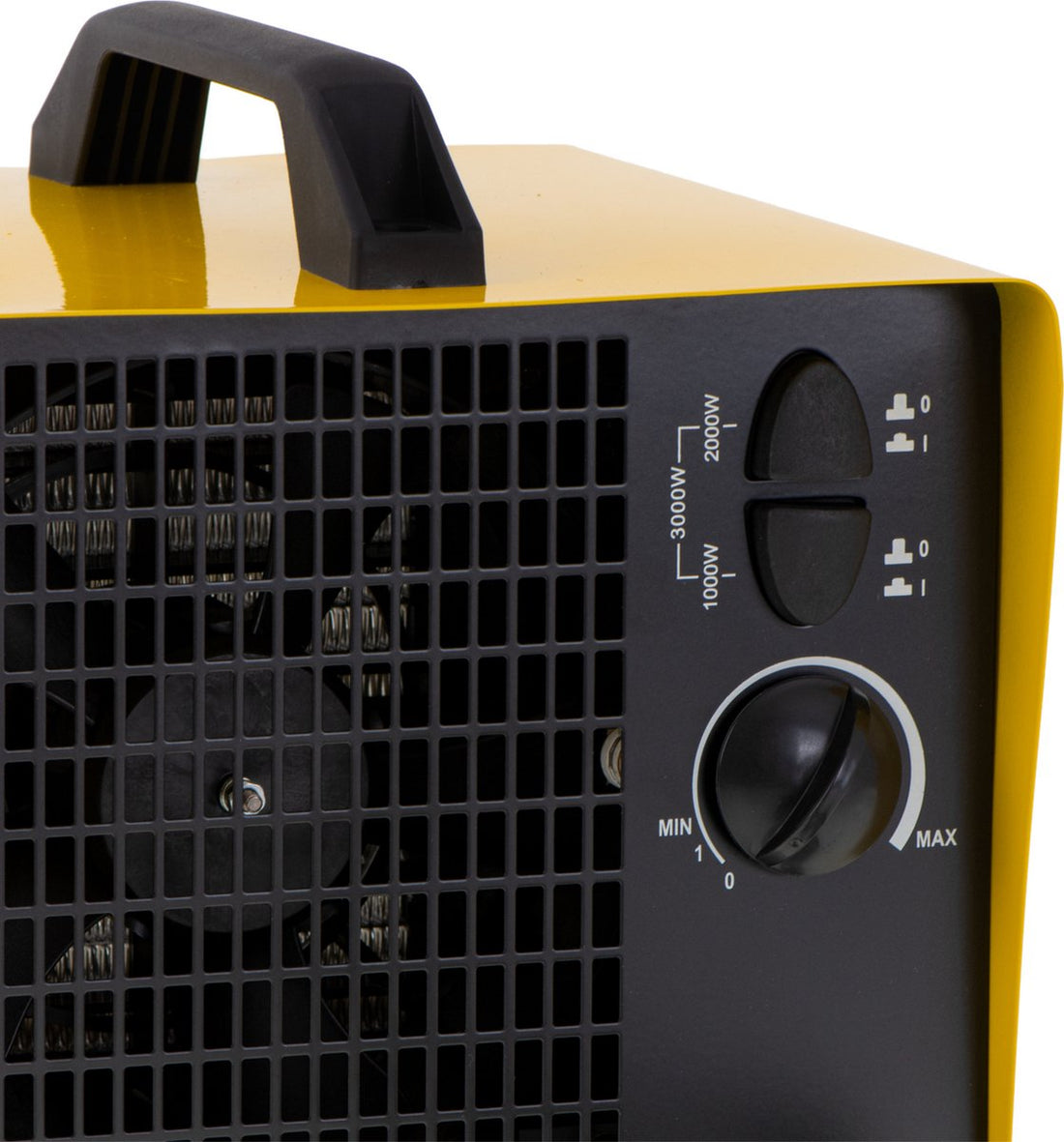 Alder - Electric heater Three heating power levels: 1000W, 2000W, 3000W | Ceramic heating element Fan heater