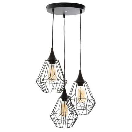 Industriële Hanglamp - Zwart