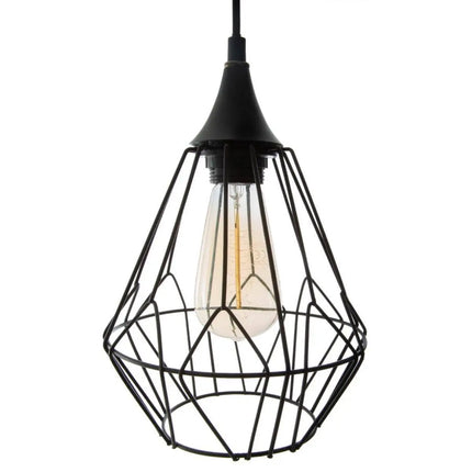 Industriële Hanglamp - Zwart