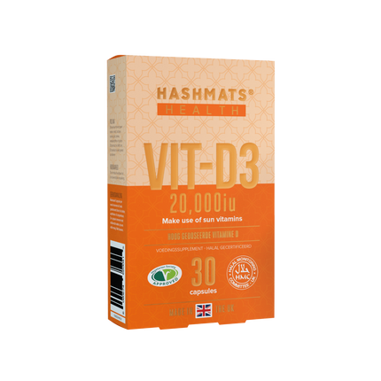 Halal Certified - Vitamin D 20000iu - Vit-D3 by HASHMATS®