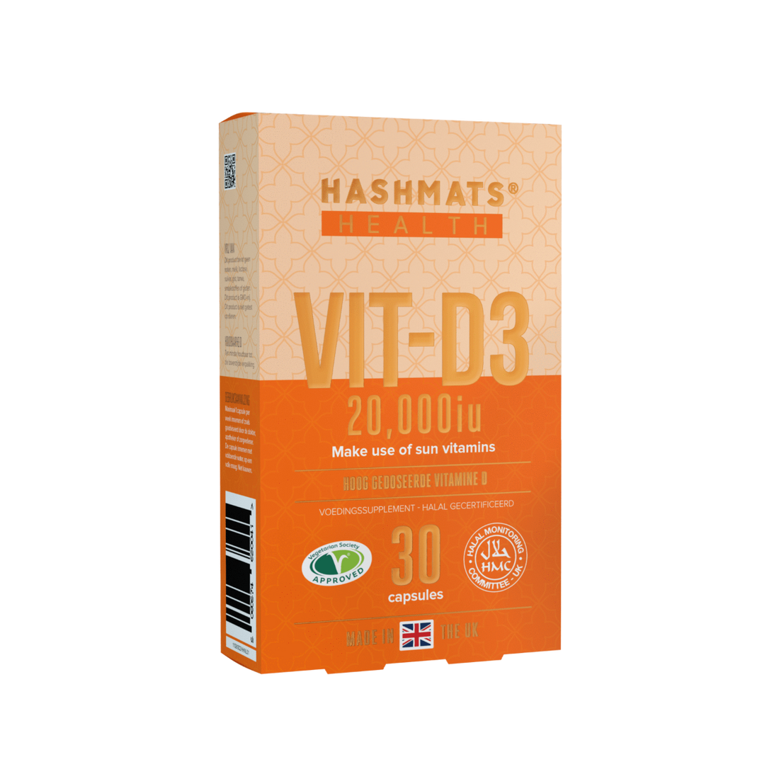 Certifié Halal - Vitamine D 20000 UI - Vit-D3 par HASHMATS®