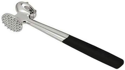 Vleeshamer - Vermalser - Tenderizer - Dubbelzijdig - RVS