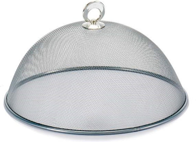 Vliegenkap/voedselkap voor voedsel van metaal 30 cm