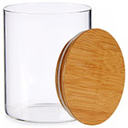 Glazen luxe keuken voorraadpot/voorraadbus 870 ml