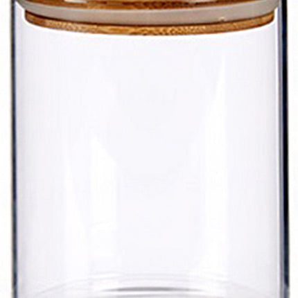 Glazen luxe keuken voorraadpot/voorraadbus 870 ml