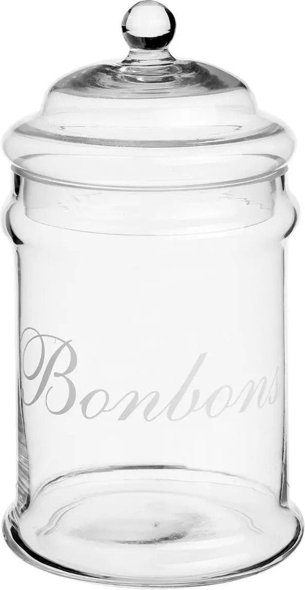 Voorraadpot - snoeppot - glas - deksel - 2 l - bonbonnieres