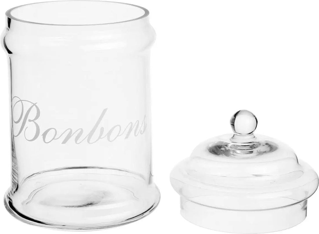 Pot de conservation - pot à bonbons - verre - couvercle - 2 l - bonbonnières