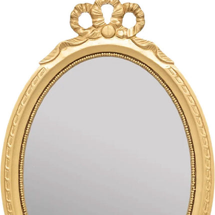 Spiegel/wandspiegel Little Princess - gouden rand - kinderkamer - 29 x 43 cm