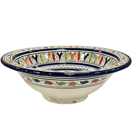 Marokkaanse waskom - Aardewerk (opbouw) wasbak Ø 40 cm