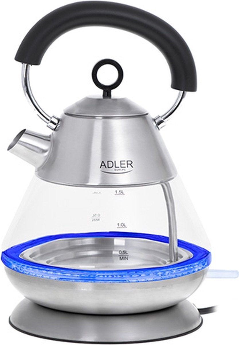 Electric Kettle - Glass - 1.5 litre - Syrix