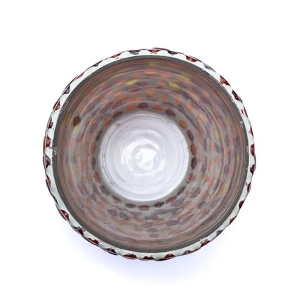 Mosaïek Waxinelichthouder Rood & Geel – 10cm