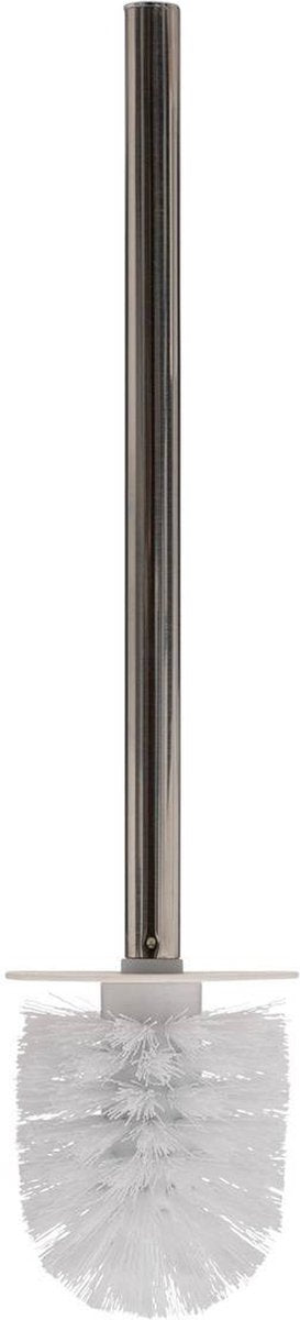 5Five toiletborstel met houder – wit en bamboe, Natureo, 35,5 x 9 cm – foto 3
