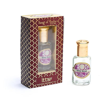 Wilde Roos Ayurveda Geurolie – 100% Natuurlijke Aromaolie – 10ml – Romantisch, Zacht en Balancerend