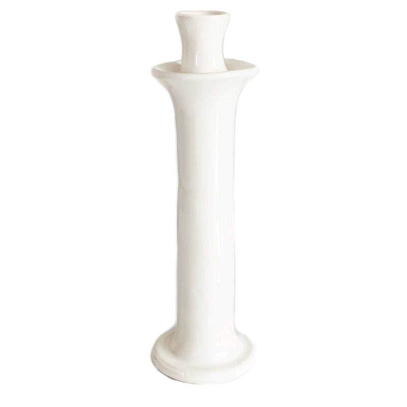 Bougeoir droit blanc moderne Tamegroute