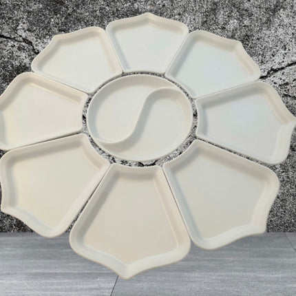 9 Delig Serveer set - Melamine - 66 cm