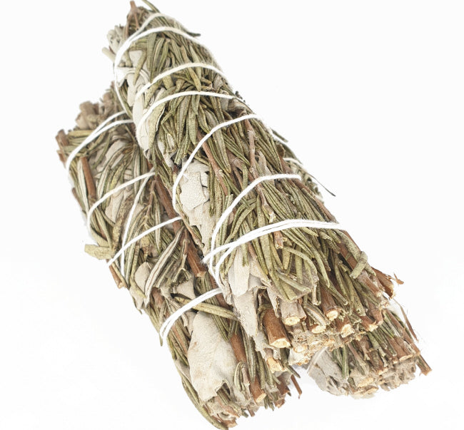 SAUGE BLANCHE & ROMARIN SMUDGE 12 CM