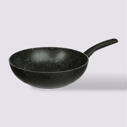 Wokpan Secret de Gourmet Nature Zwart Gesmeden staal (Ø 28 cm)