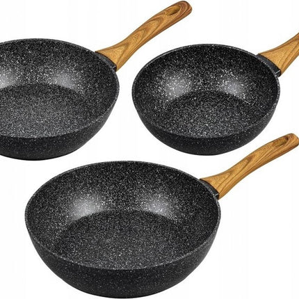 Klausberg - Wokpannenset - 20/24/28 cm