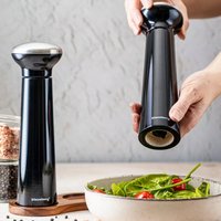 Klausberg 7705 - Peper en zout molen - zwart - glans - 23.8 cm
