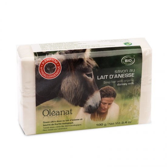 Zeep met hypoallergene ezelinnenmelk BIO