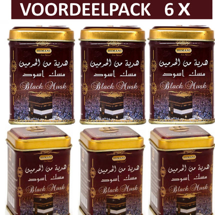 Hemani black Musk geurblokjes voordeel pack 6 stk