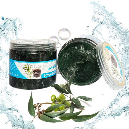 Marokkaanse Zwarte Zeep met  EUCALYPTUS