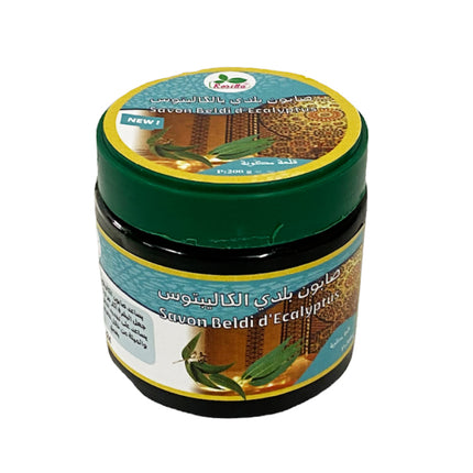Zwarte Zeep met  EUCALYPTUS