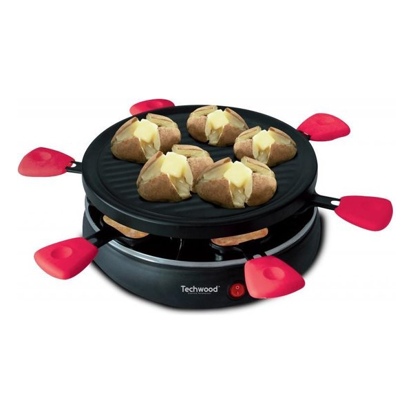 helemaal Minimaliseren Civiel Gourmetstel Met 6 pannetjes - Raclette Grill