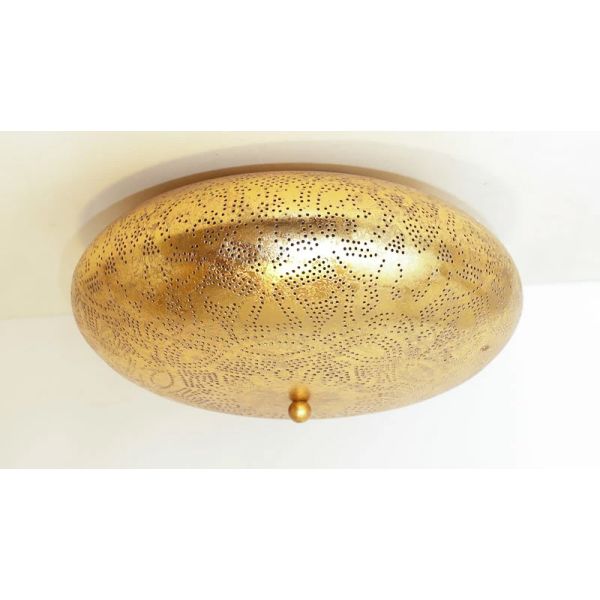 Kolonisten Site lijn een miljard Oosterse plafonnière filigrain 38 cm - vintage goud