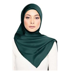 Fancy satin hijab