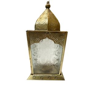Marokkaanse goudkleurige lantaarn