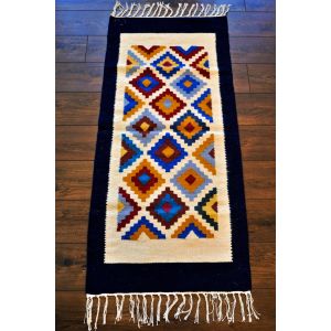 Handgeweven  kelim vloerkleed / tapijt - 100% Egyptische wol Kelim - 70x150cm - Senon