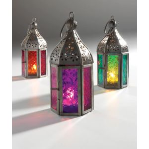 Marokkaanse mini glazen lantaarn